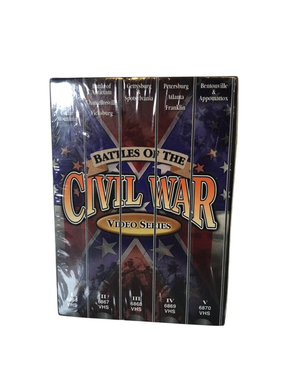 Battles Of the Civil War Video Series 5 VHS Pack Home Theatre Collection NEW